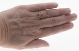 Butterfly Kisses - Vintage 10K Gold Amethyst & Diamond Ring (VR924)