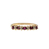 Vintage Sweet - Vintage 10K Gold Ruby & Diamond Ring (VR926)