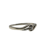 A Touch Of Sparkle - Estate 10K White Gold Diamond Ring (ER351)