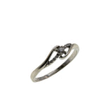 A Touch Of Sparkle - Estate 10K White Gold Diamond Ring (ER351)