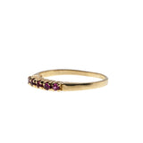 Sweet Crimson -  Vintage 10K Gold Natural Ruby Ring (VR935)