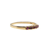 Sweet Crimson -  Vintage 10K Gold Natural Ruby Ring (VR935)