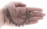 Sensational Show - Estate Sterling Silver Natural Amethyst Necklace (EN033)