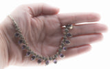 Sensational Show - Estate Sterling Silver Natural Amethyst Necklace (EN033)