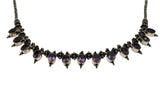 Sensational Show - Estate Sterling Silver Natural Amethyst Necklace (EN033)