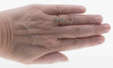 Signs Of Spring  - Estate 14K Rose Gold Double Flower Blossom 'Toi Et Moi' Ring (ER359)