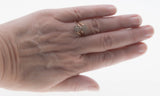 Signs Of Spring  - Estate 14K Rose Gold Double Flower Blossom 'Toi Et Moi' Ring (ER359)