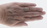 Retro Elegance - Vintage 14K White Gold Diamond Ring (VR942)