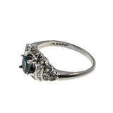 Art Deco Platinum 'Old European Cut' Diamond Ring (ADR260)