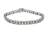 A Classic Beauty - Vintage 10K White Gold Diamond Tennis Bracelet (VB103)