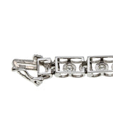 A Classic Beauty - Vintage 10K White Gold Diamond Tennis Bracelet (VB103)