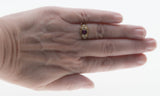 Victoria's Reign - Victorian English 18K Gold Almandine Garnet & Natural Pearl Ring (VICR171)