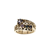 Joyful Gems - Vintage 10k Gold 'Four Stone' Family Ring (VR962)