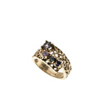 Joyful Gems - Vintage 10k Gold 'Four Stone' Family Ring (VR962)