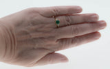 Greener Than Green - Vintage 14K Gold & Platinum Natural Emerald & Diamond Bespoke Ring (VR963)