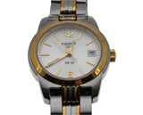 Tissot - Estate Stainless Steel & Gold Sapphire Crystal Ladies Timepiece (EA004)