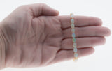 Colour Play - Vintage 14K Gold Natural Opal Classic Tennis Bracelet (VB110)