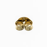 Versatile Classics - Vintage 10K Gold Button Ball Stud Earrings (VE430)