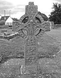 The Duleek Cross - Vintage Irish 9K Gold Celtic Engraved Cross Pendant & Chain (VP313)