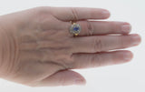 Violet Jewel - Vintage 14K Gold Tanzanite & Diamond Ballerina Ring (VR722)