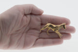 The Boxer - Vintage Marcel Boucher Gold Plated Crystal 'Dog' Brooch (VBR182)