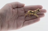 The Boxer - Vintage Marcel Boucher Gold Plated Crystal 'Dog' Brooch (VBR182)