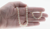 Culture Of Luxury - Vintage 14K White Gold Japanese Saltwater Cultured Pearl Necklace (VN139)