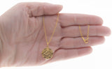 Ricordo Della I' Comunione - Vintage 10K Gold First Communion Medallion Pendant (VP151)