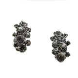 Diamante Classics - Vintage Rhodium Plated Austrian Crystal Rhinestone Clip-On Earrings (VE324)