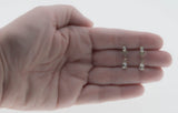Raindrops - Vintage Rhodium Plated Crystal Rhinestone Dangly Earrings (VE342)