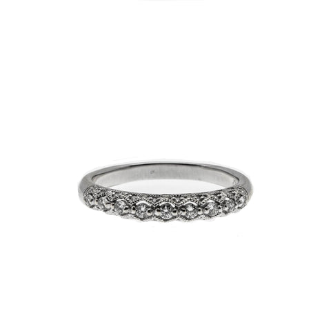 Wedding Belles - Vintage 14K White Gold Diamond Wedding Ring (VR665)