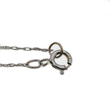 Heart Beat - Vintage 10K White & Rose gold Diamond Heart Trembler Pendant & 14K Chain (VP144)