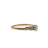 Perfect Proposal - Vintage 14K Gold Diamond Engagement Ring (VR692)