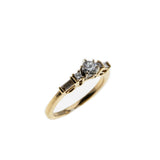 Perfect Proposal - Vintage 14K Gold Diamond Engagement Ring (VR692)