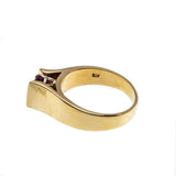 Ruby Sophistication - Vintage 14K Gold Natural Ruby Bespoke Ring (VR696)