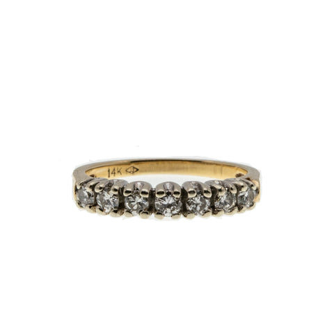 On This Special Day - Vintage 14K Gold Diamond Eternity Ring (VR704)