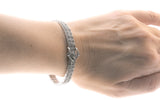 Downton Girl - Edwardian (Post) 1917 Sterling Silver Paste Buckle Bracelet (EDB002)