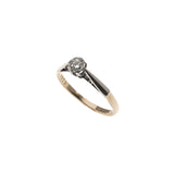 Engagement Promise - Vintage 18K Platinum Diamond Solitaire Ring