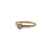 The Promise - Vintage 9K Diamond Solitaire Ring (VR192)