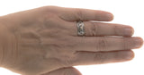 Art Deco Sterling Silver Pierced Heart Ring Band (ADR047)