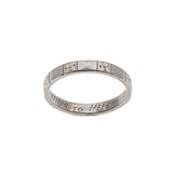 On This Day In 1954 - Vintage Retro Platinum 'Forget Me Knot' Wedding Band