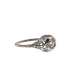 Art Deco Dream - 18K Diamond Filigree Ring (ADR096)