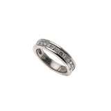 Fit For A Princess - Estate 14K White Gold Princess Cut Diamond Wedding Ring                     ER155