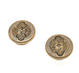 Victor Victoria 10K Enamel Victorian Cuff Links or Cuff Buttons (VICA006)