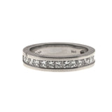 Fit For A Princess - Estate 14K White Gold Princess Cut Diamond Wedding Ring                     ER155