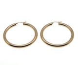 Sleek Must Haves - Estate 14k Gold Hoop Earrings (EE163)