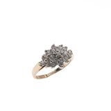 Sea Of Diamonds - Vintage 14K Gold Diamond Cluster Ring (VR615)