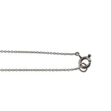 Jewelled Drop - Edwardian Sterling Silver Blue Sapphire & Diamond Paste Necklace (EDN021)