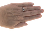 A Classic - Vintage 10K White Gold Cubic Zirconia Ring (VR558)
