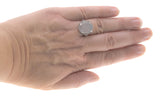 Moonbeam - Estate Sterling Silver Moonstone Filigree Ring (ER182)